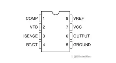 3842电源芯片引脚图